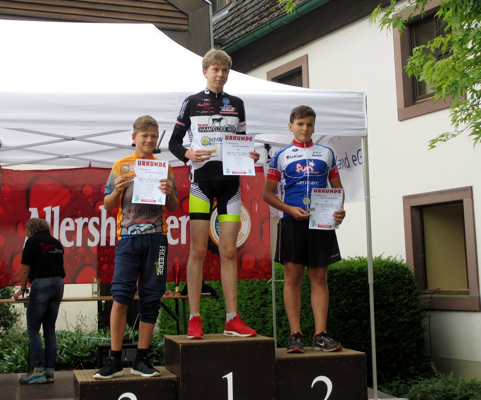 Mats 2.Platz Allersheimer MTB CUP